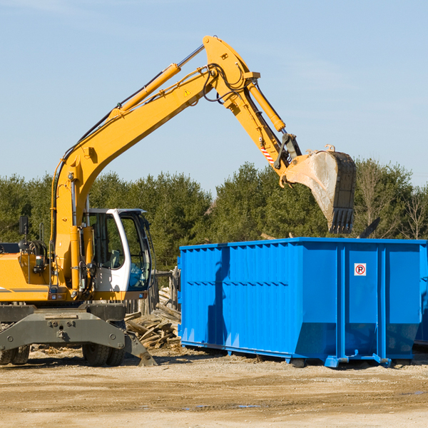 is there a minimum or maximum amount of waste i can put in a residential dumpster in Harts WV